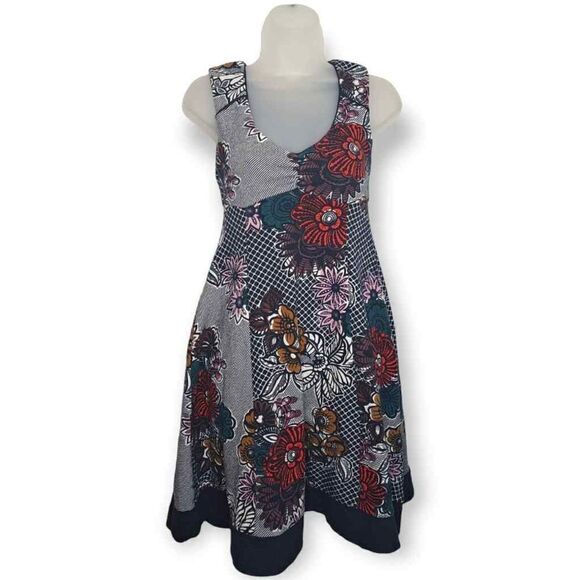 Anthropologie Maeve Fairchild Flared Floral Dress size XS - Picture 2 of 8